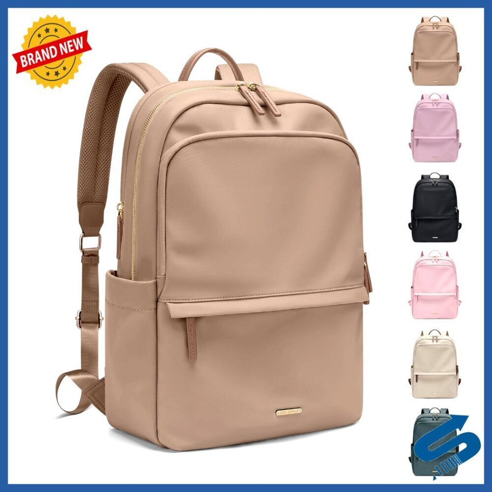 Women's Laptop Backpack Casual Daypack for Work Travel College Stylish Minimal